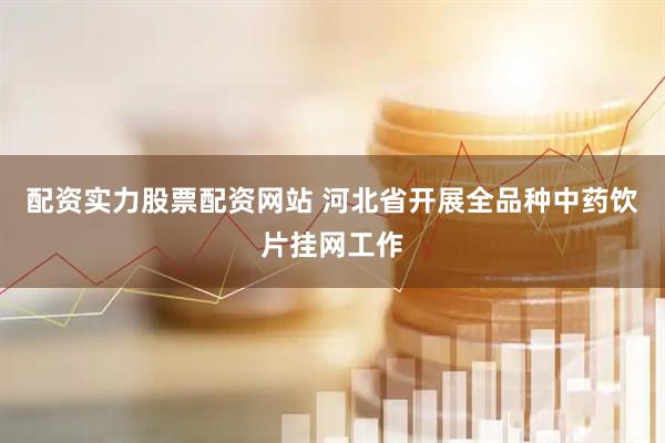 配资实力股票配资网站 河北省开展全品种中药饮片挂网工作