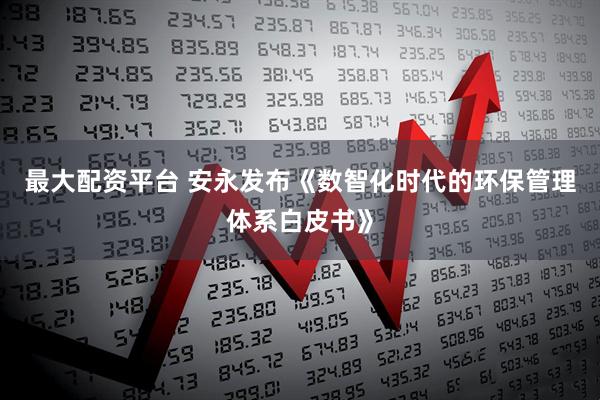 最大配资平台 安永发布《数智化时代的环保管理体系白皮书》