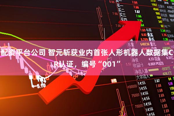 配资平台公司 智元斩获业内首张人形机器人数据集CR认证，编号“001”
